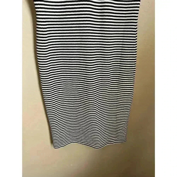 J. Crew Mercantile Striped Short-Sleeve‎ Structured Knit Dress Size Small - Picture 9 of 12